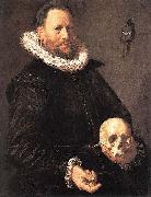 Portrait of a Man Holding a Skull WGA